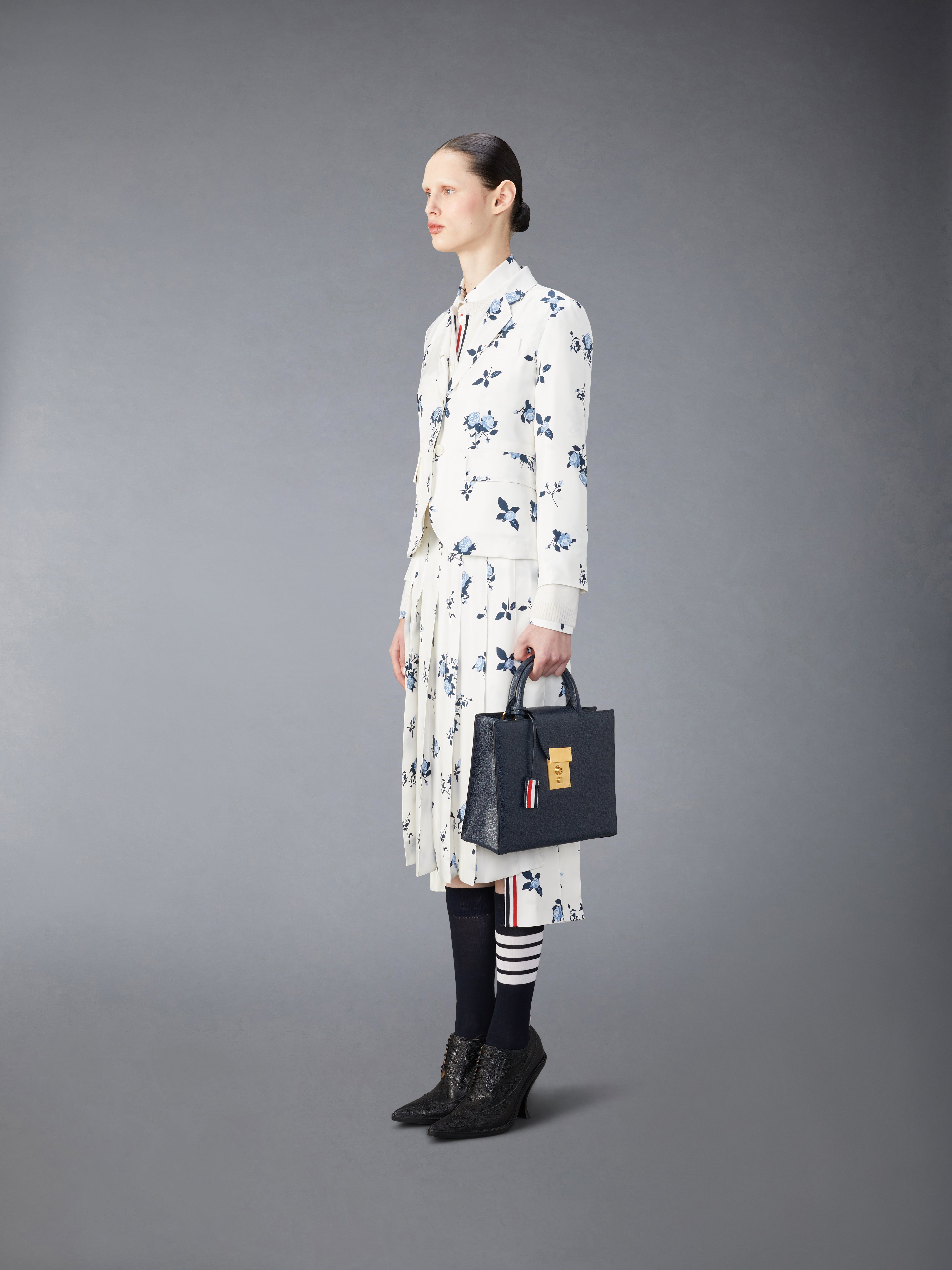 ★THOM BROWNE★ペブルグレーンスモールトート Pebble Grain Small Mr. Thom Tote | Thom Browne