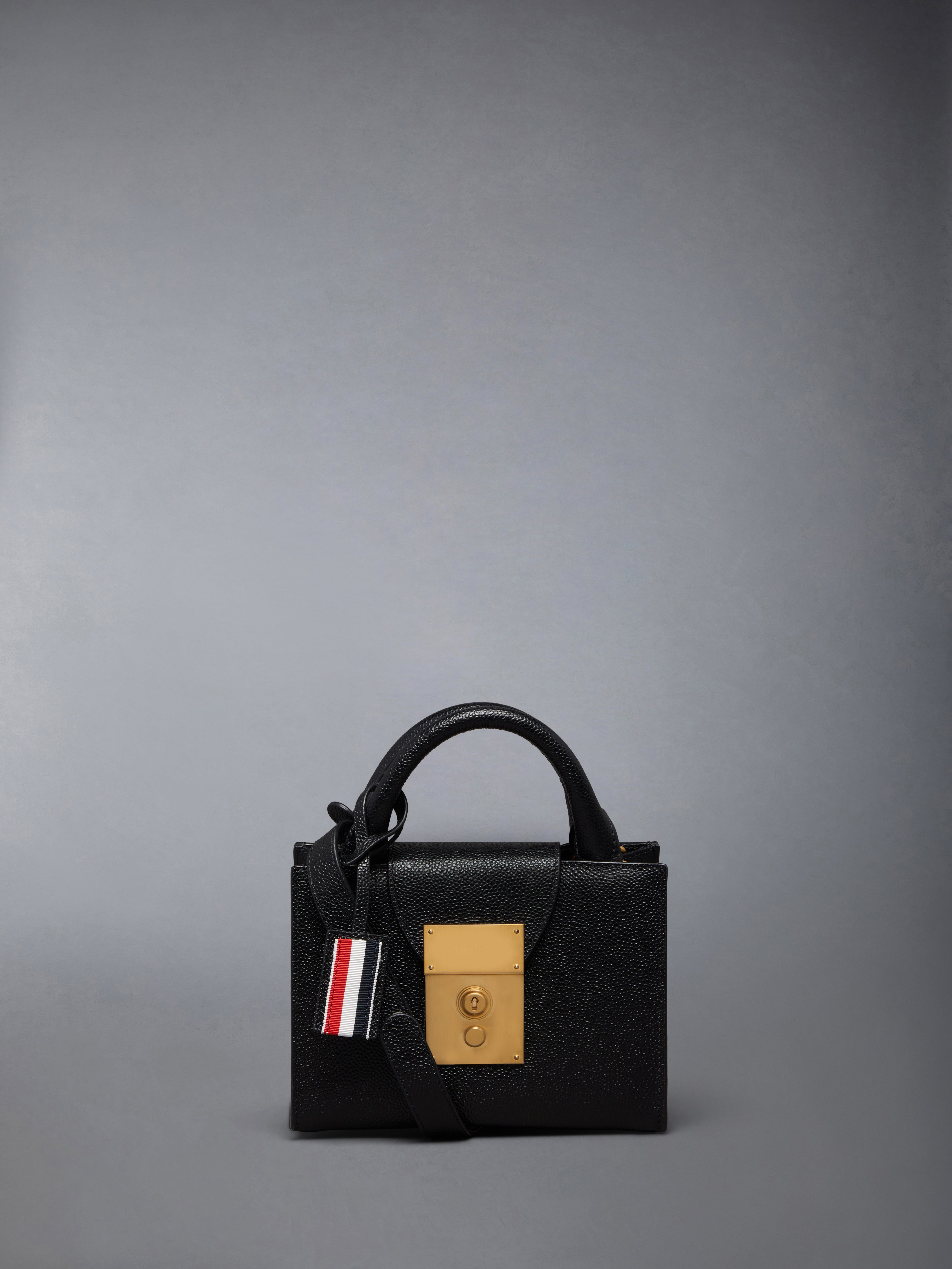 Hector Baguette Bag In Pebble Grain | Thom Browne