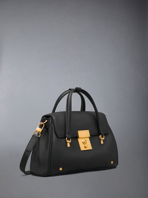 SMALL BOLTON BAG IN SOFT PEBBLE GRAIN LEATHER - image 2
