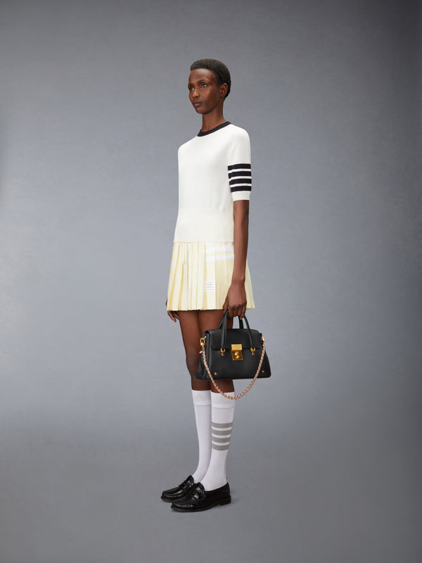SMALL BOLTON BAG IN SOFT PEBBLE GRAIN LEATHER - image 5