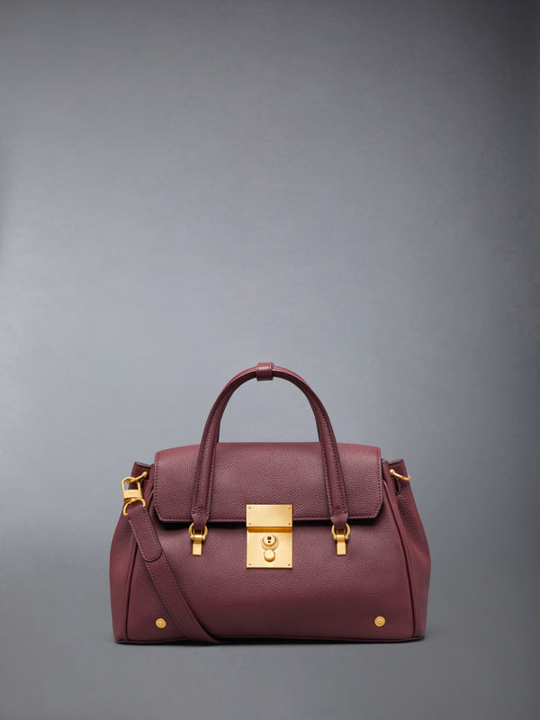 SMALL BOLTON BAG IN SOFT PEBBLE GRAIN LEATHER - featured image