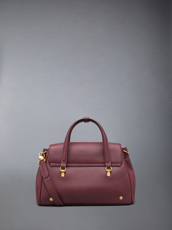 SMALL BOLTON BAG IN SOFT PEBBLE GRAIN LEATHER - image 4