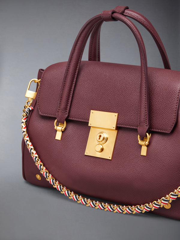 SMALL BOLTON BAG IN SOFT PEBBLE GRAIN LEATHER - image 7