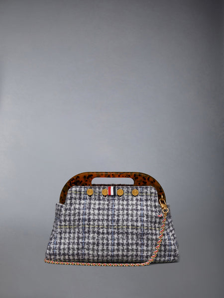 GUNCLUB CHECK HAIRY MOHAIR BERMUDA BAG