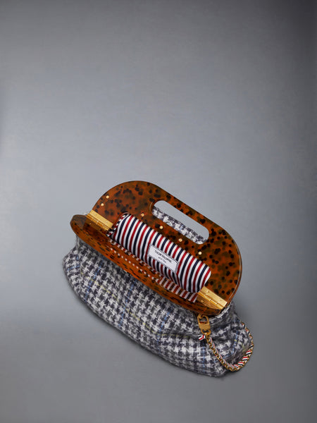 GUNCLUB CHECK HAIRY MOHAIR BERMUDA BAG
