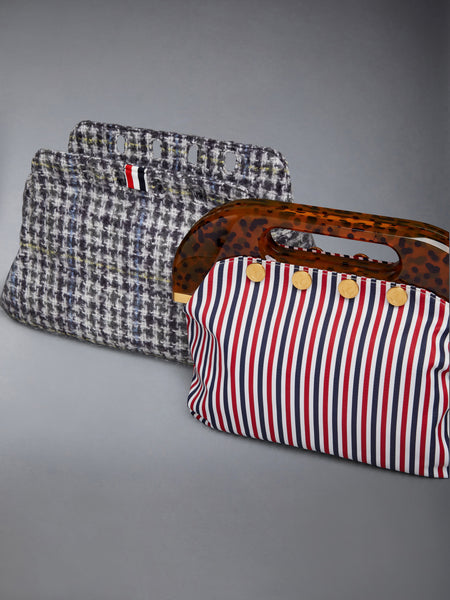 GUNCLUB CHECK HAIRY MOHAIR BERMUDA BAG