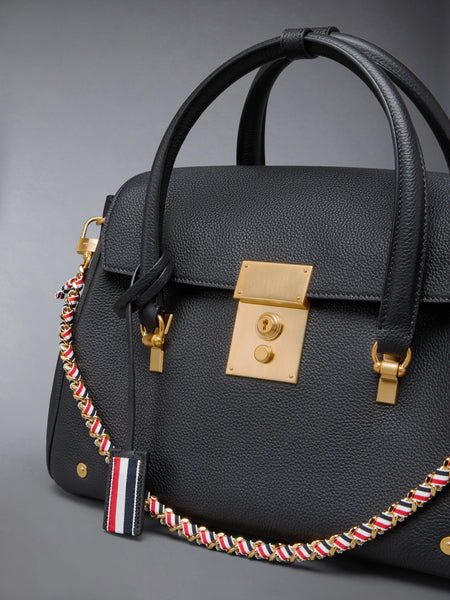 BOLTON BAG IN SOFT PEBBLE GRAIN LEATHER