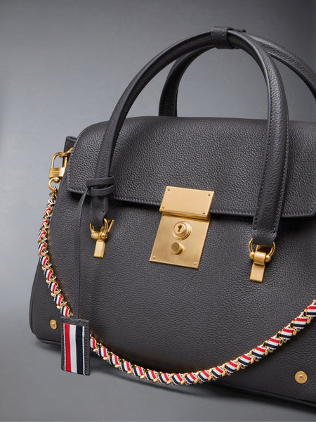 BOLTON BAG IN SOFT PEBBLE GRAIN LEATHER