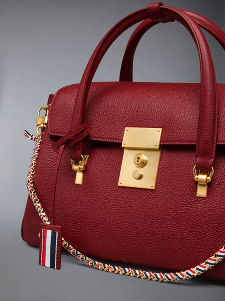 BOLTON BAG IN SOFT PEBBLE GRAIN LEATHER