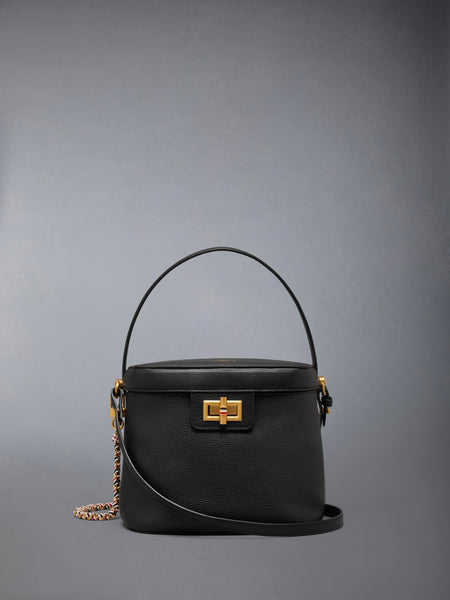 소프트 페블 그레인 박스 백 블랙