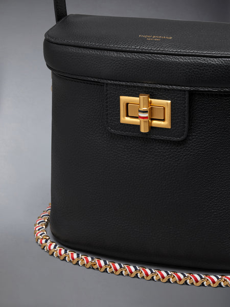 소프트 페블 그레인 박스 백 블랙