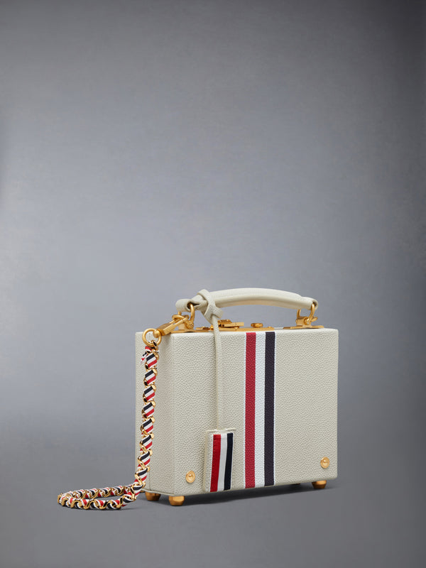PEBBLE GRAIN RWB CHAIN MICRO ATTACHE CASE - image 2