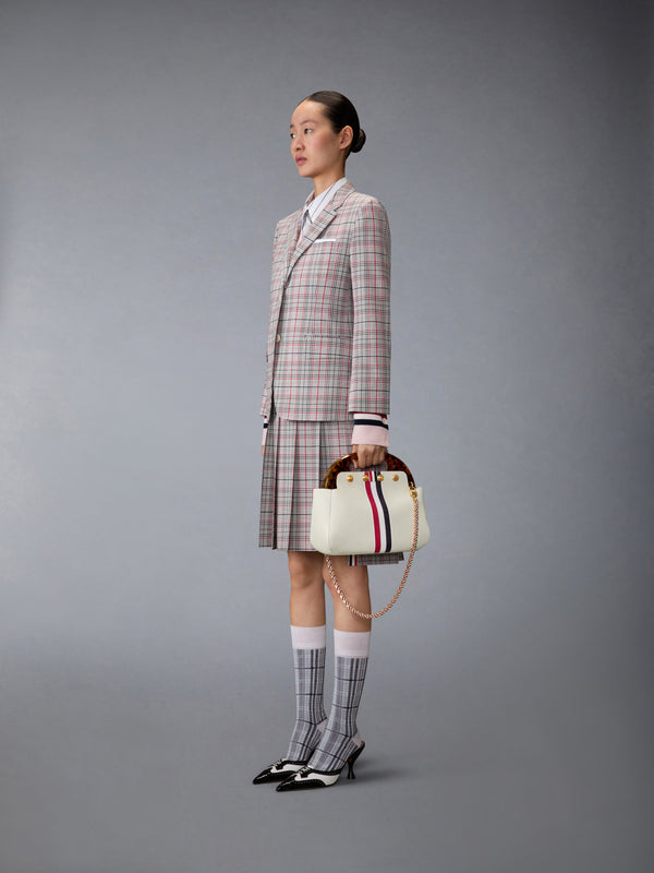 RWB STRIPE MINI TEVIOT BAG IN PEBBLE GRAIN LEATHER - image 5