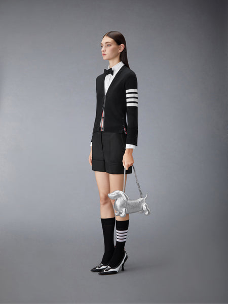 페블 그레인 실버 베이비 헥터 백 실버