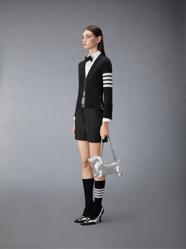 페블 그레인 실버 베이비 헥터 백 - image 4