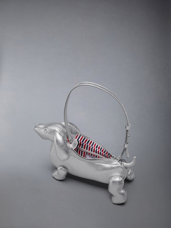 페블 그레인 실버 베이비 헥터 백 - image 5