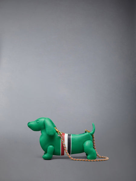 RWB STRIPE BABY HECTOR IN PEBBLE GRAIN LEATHER GREEN