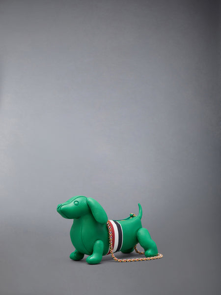 RWB STRIPE BABY HECTOR IN PEBBLE GRAIN LEATHER GREEN