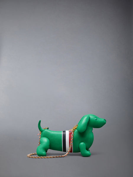 RWB STRIPE BABY HECTOR IN PEBBLE GRAIN LEATHER GREEN