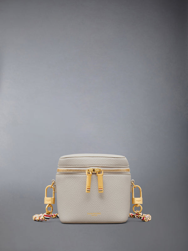 BOX POUCH IN SOFT PEBBLE GRAIN LEATHER - featured image