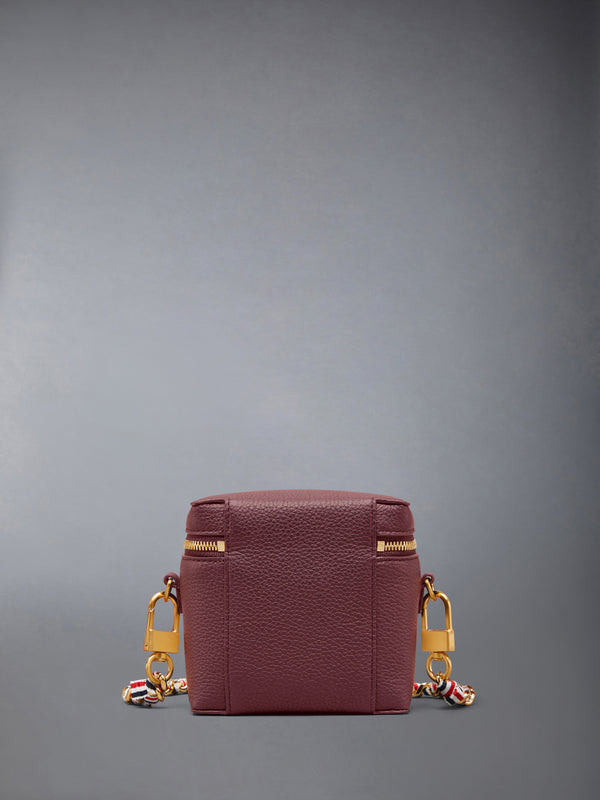 BOX POUCH IN SOFT PEBBLE GRAIN LEATHER - image 3