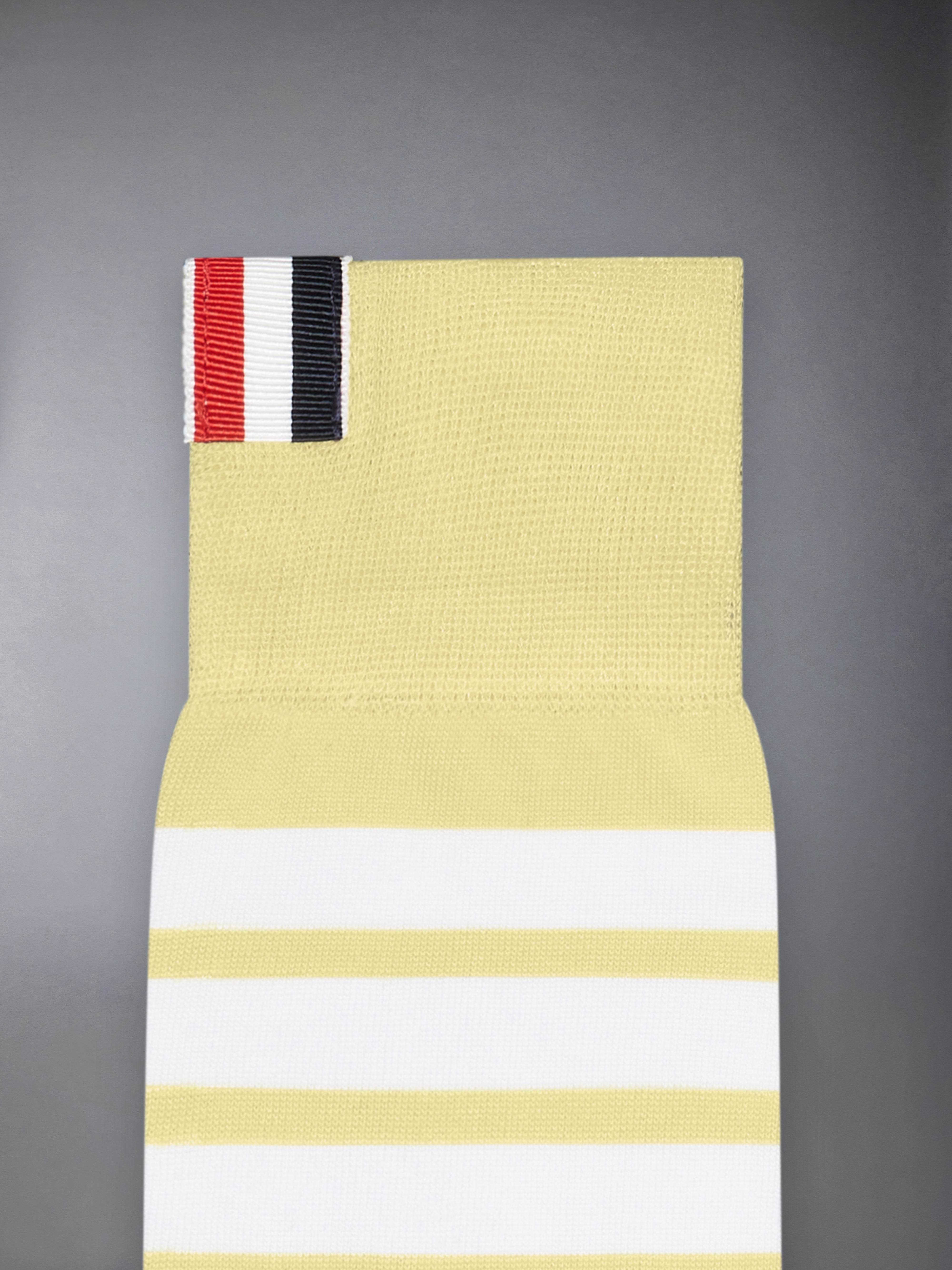 Cotton 4-Bar Mid Calf Sock | Thom Browne