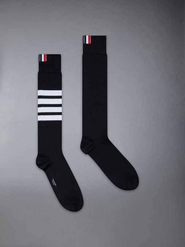 LIGHTWEIGHT COTTON 4-BAR OVER THE CALF SOCKS
