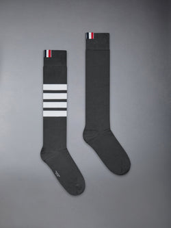 LIGHTWEIGHT COTTON 4-BAR OVER THE CALF SOCKS