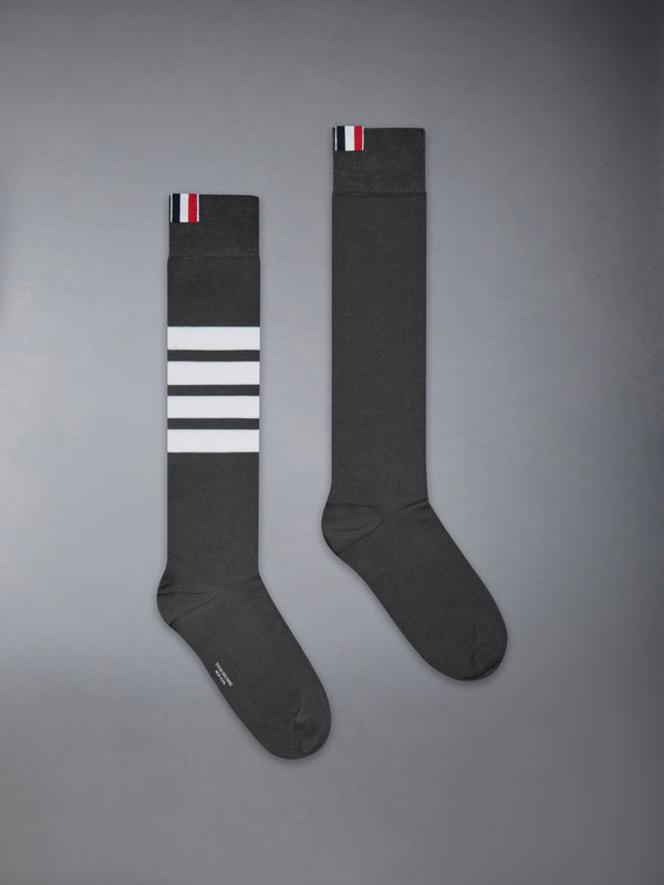LIGHTWEIGHT COTTON 4-BAR OVER THE CALF SOCKS