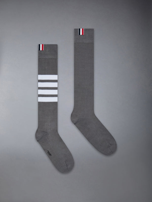 LIGHTWEIGHT COTTON 4-BAR OVER THE CALF SOCKS