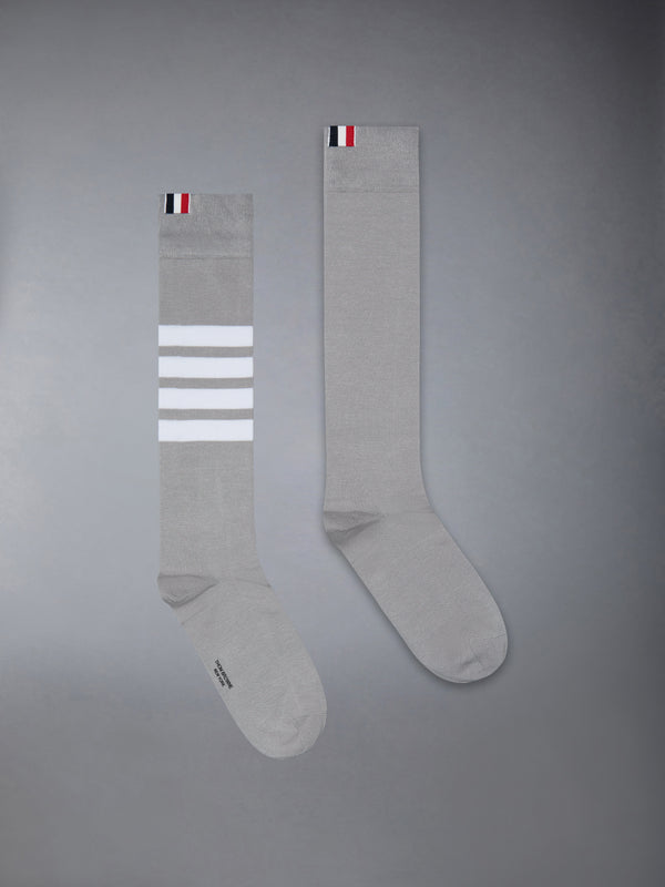 LIGHTWEIGHT COTTON 4-BAR OVER THE CALF SOCKS