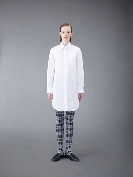 Prince of Wales Check Semi Opaque Tights BLK/WHT