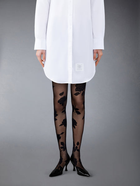 ROSE JACQUARD SHEER TIGHTS