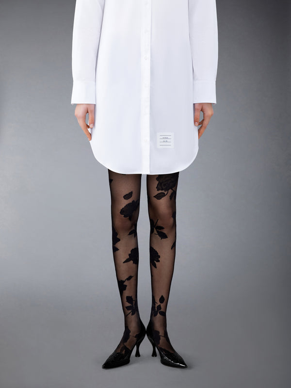 ROSE JACQUARD SHEER TIGHTS - featured image