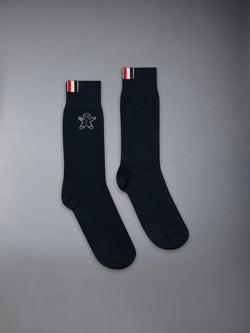 GINGERBREAD MR. & MRS. THOM COTTON MID CUFF SOCKS