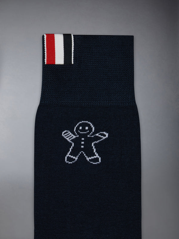 GINGERBREAD MR. & MRS. THOM COTTON MID CUFF SOCKS