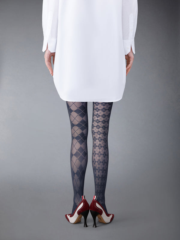 FUNMIX ARGYLE SHEER TIGHTS - image 2