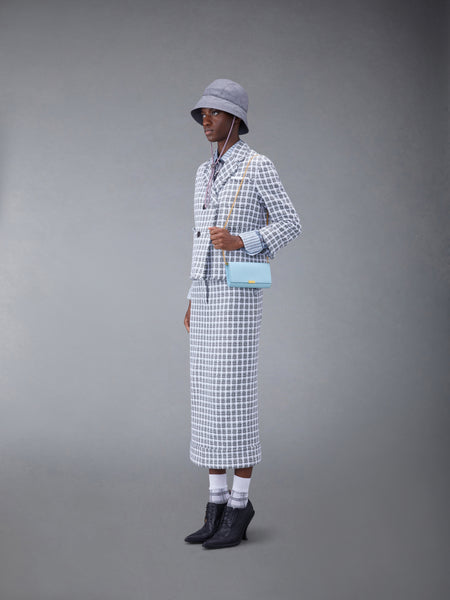 PEBBLE GRAIN PAVE WALLET BLUE 1