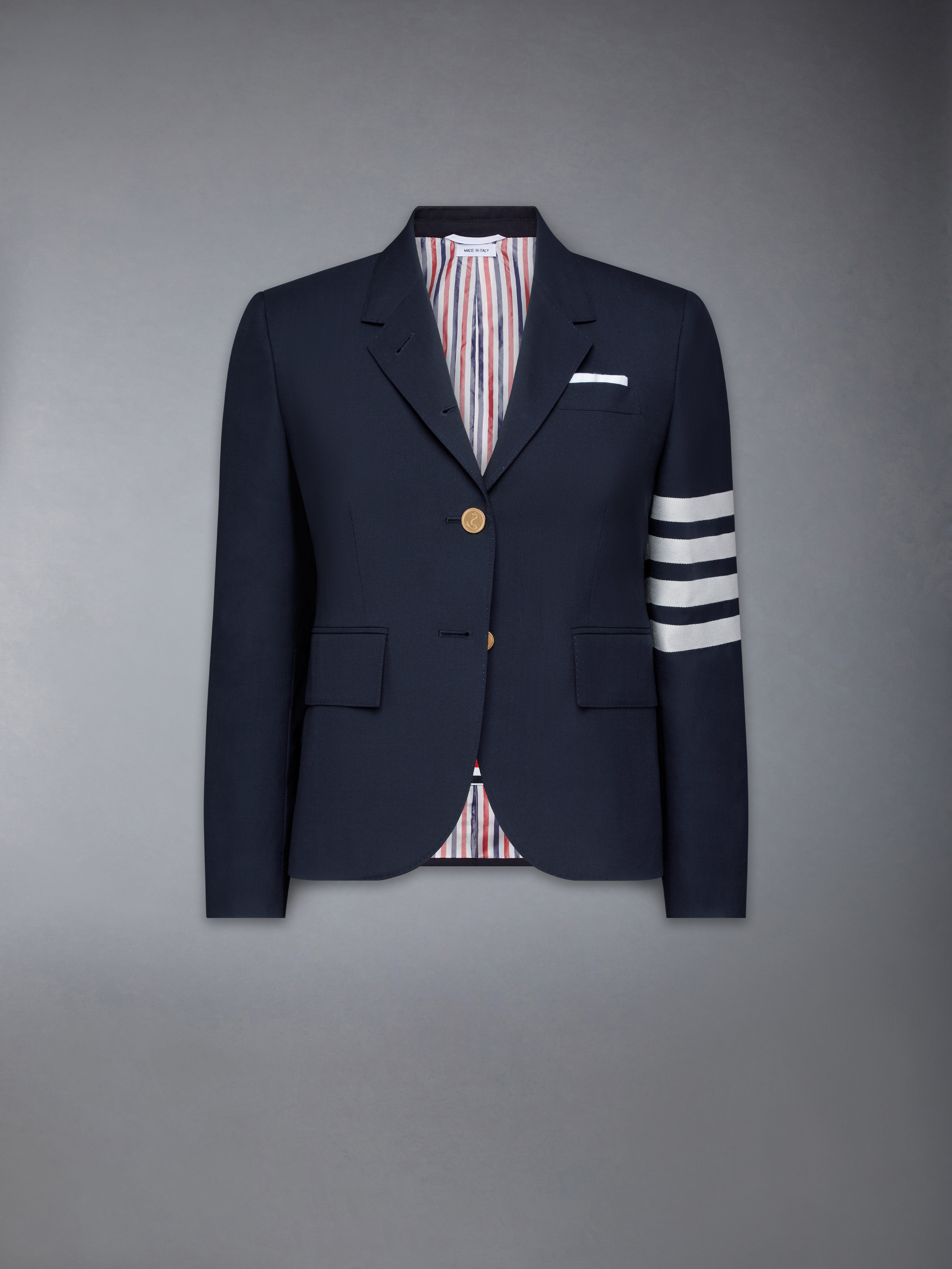 ジャケット THOM BROWNE JACKET (FBC010V06146 415) Plain Weave 4 Bar Kint Rib Blouson | Thom Browne