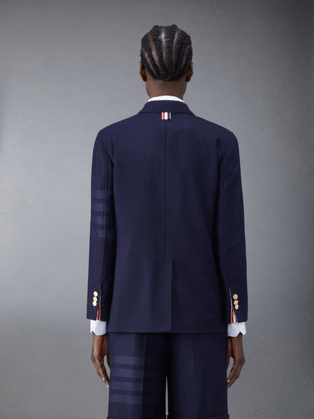 FLANNEL 4-BAR SACK SPORT COAT NAVY