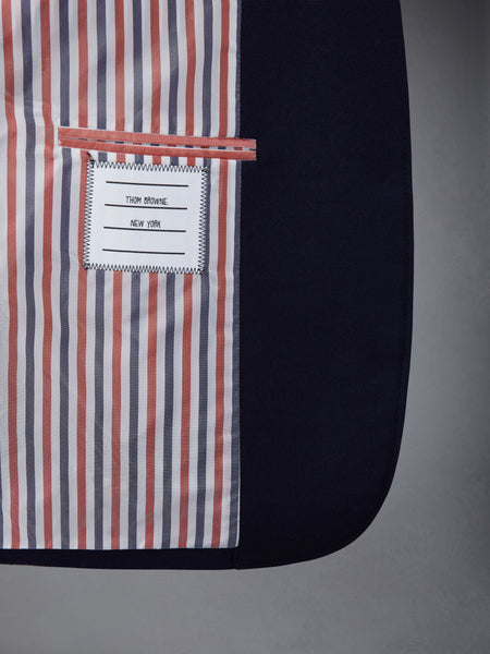 FLANNEL 4-BAR SACK SPORT COAT NAVY