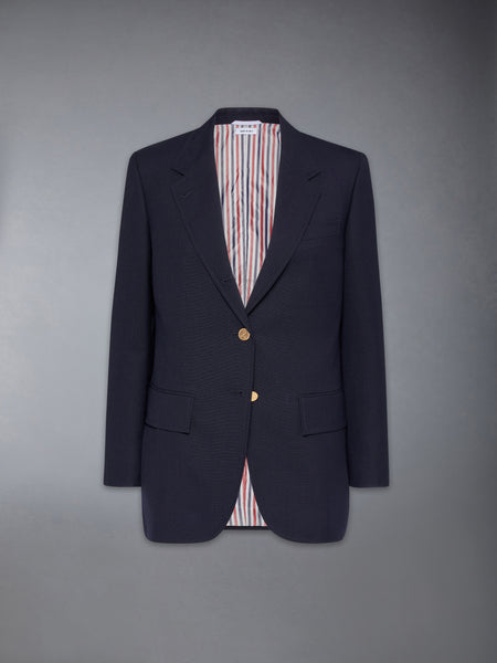 WOOL FRESCO WIDE LAPEL SPORT COAT NAVY
