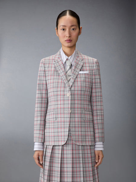 PLAID CHECK COOL WOOL SPORTCOAT RWBWHT
