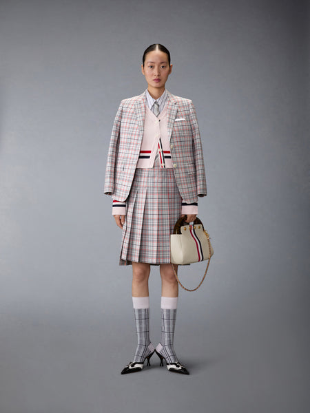 PLAID CHECK COOL WOOL SPORTCOAT RWBWHT