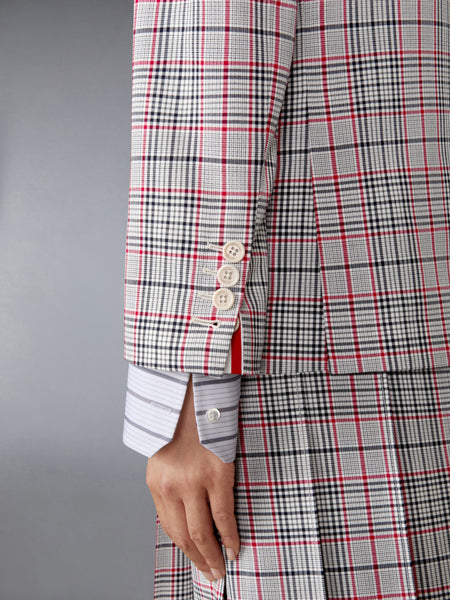 PLAID CHECK COOL WOOL SPORTCOAT RWBWHT