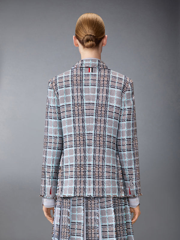 FRAYED PLAID CHECK SUMMER TWEED SPORTCOAT - image 2