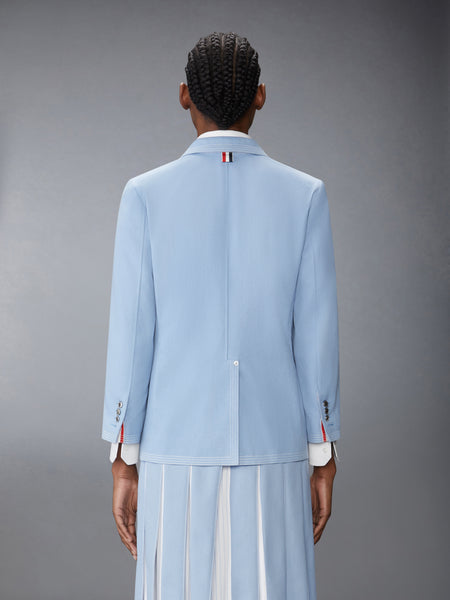 UNCONSTRUCTURED DENIM SACK SPORTCOAT
