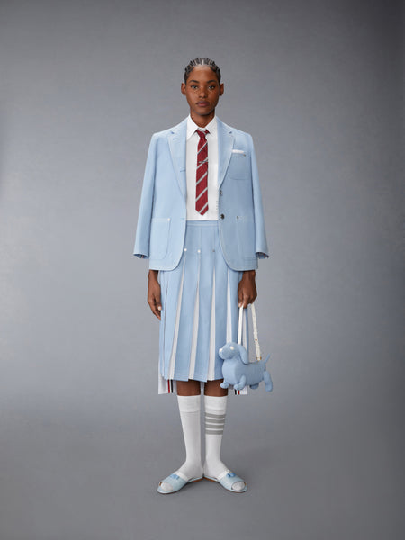 UNCONSTRUCTURED DENIM SACK SPORTCOAT