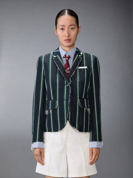RAW EDGE SCHOOL STRIPE MOGADOR SPORTCOAT NAVY