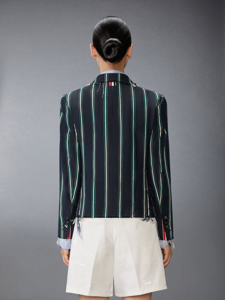 RAW EDGE SCHOOL STRIPE MOGADOR SPORTCOAT NAVY